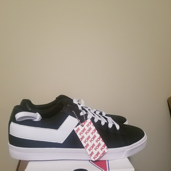 black and white pony shoes